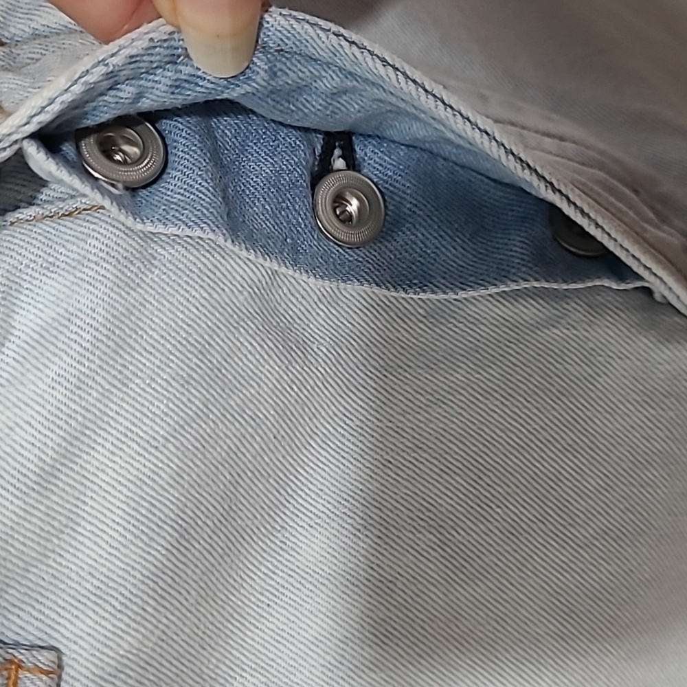 Rag & Bone Light Wash Denim Skirt - Picture 6 of 8